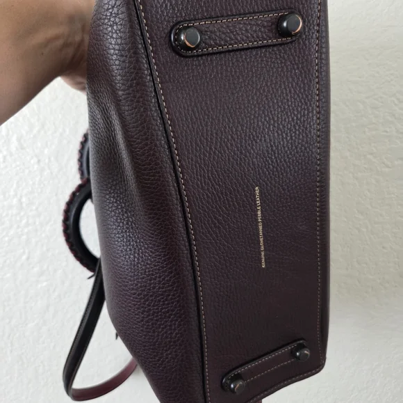 Coach Rogye 1941 Exc Condition Elegant Burgundy Leather Handbag Oxblood Color - Picture 7 of 7